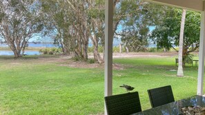 Outdoor dining - Riverside - Burrum Heads- Riverfront - 3BR - River Fishing... (BURRUM HEADS)