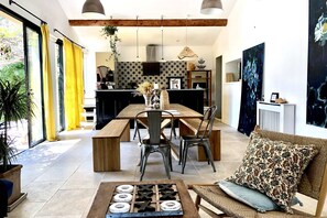 Dining - Bastide dou Pastre : Family friendly house with amazing view (Mérindol)