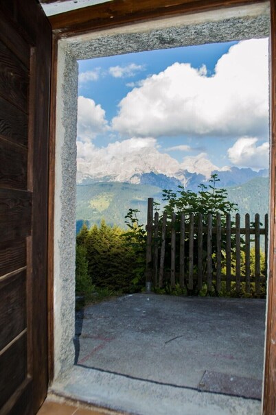 CHALET MARTIN DA FIST view on the Dolomites