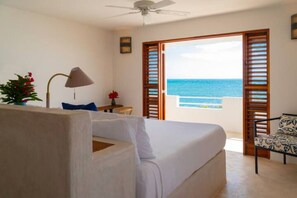 3 bedrooms, iron/ironing board, travel cot, Internet - Three Bedroom Oceanfront Ecoluxe Haven in Treasure Beach Jamaica (Treasure Beach)