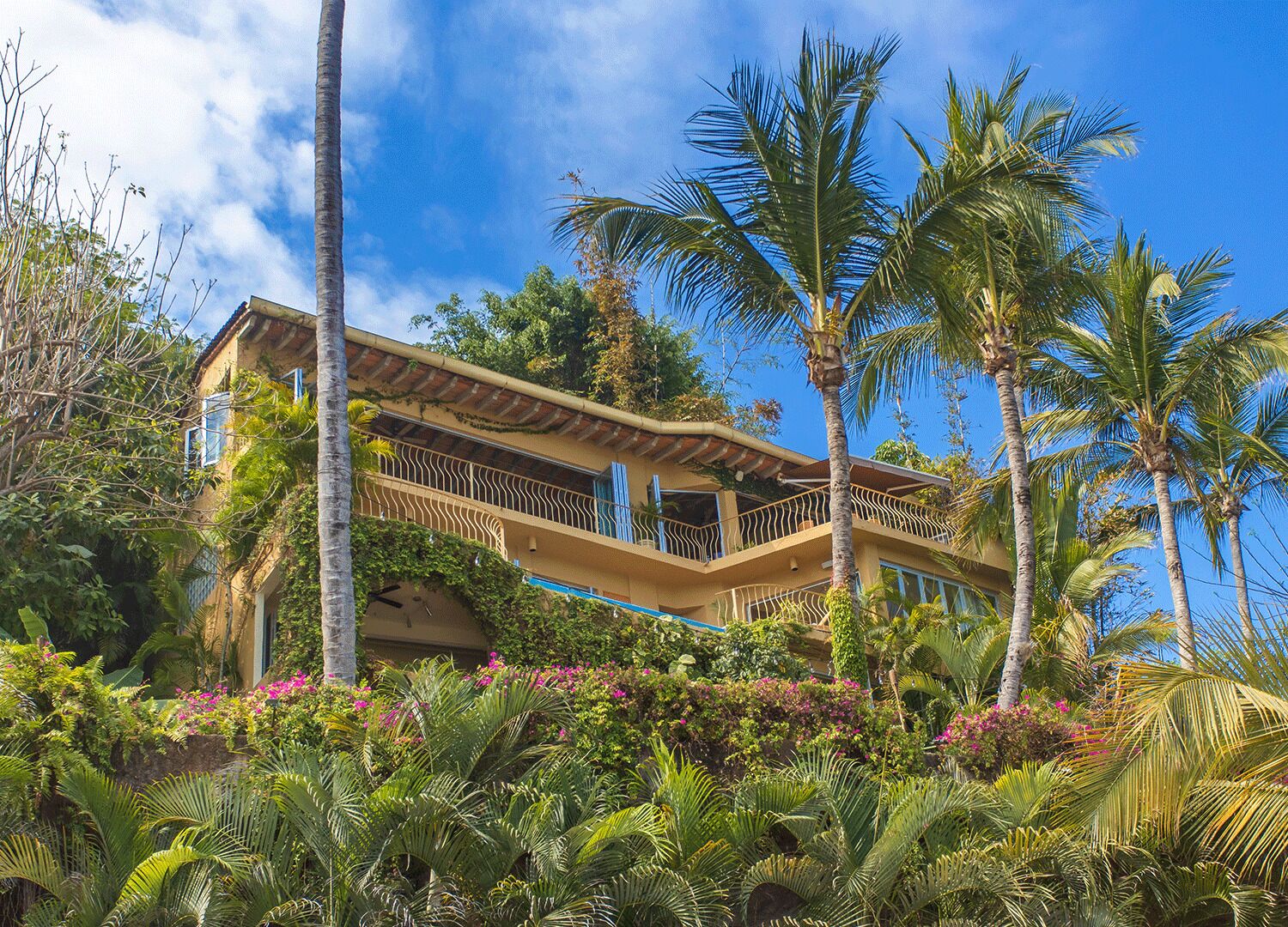 3 BR Private, Staffed Villa with pool and amazing views on Los Muertos Beach