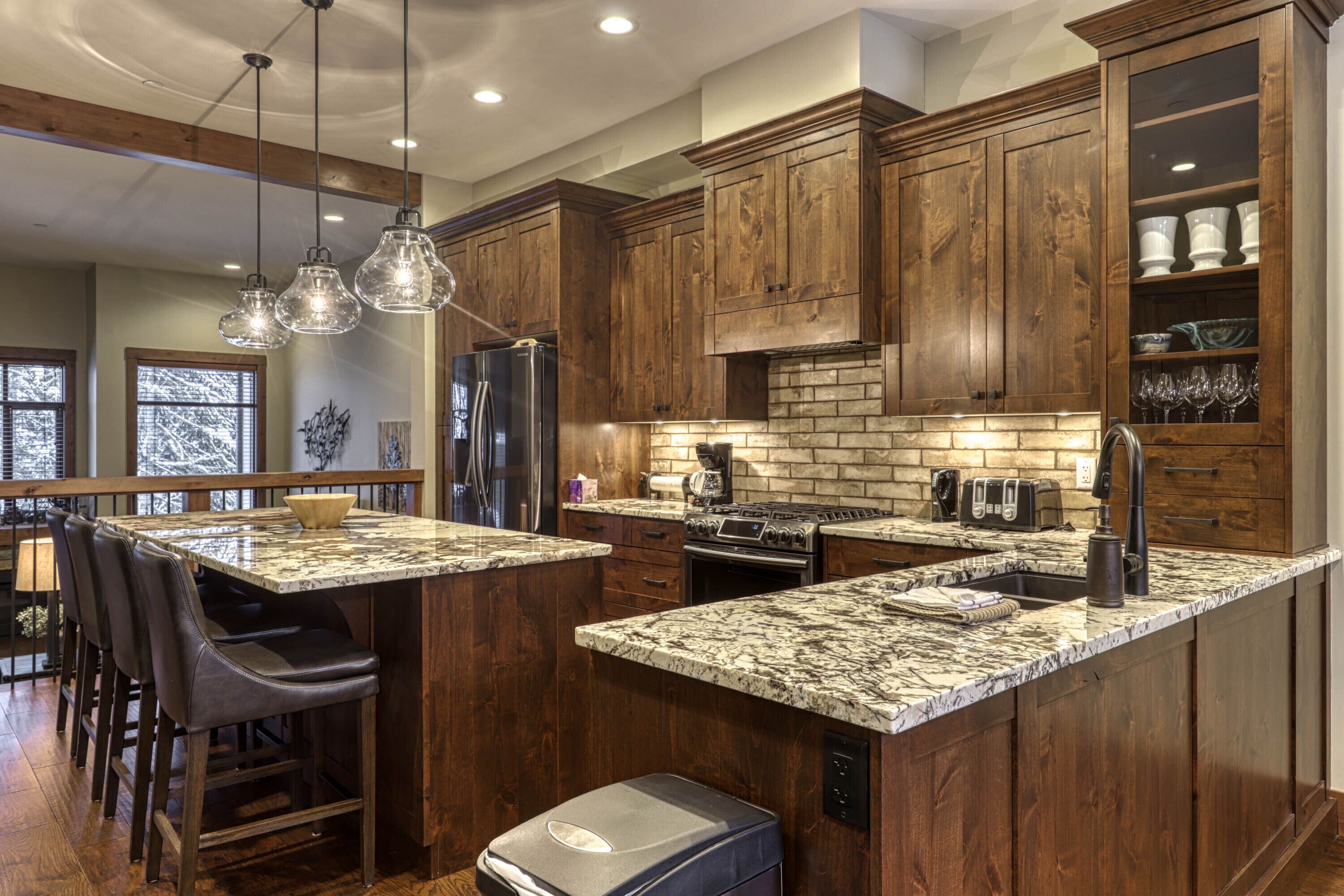 #17 VILLAGE  WALK Ski-in/Ski-out STEPS to village, backing on creek!