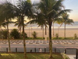 En la playa