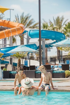 2 outdoor pools, open 10:00 AM to 9:00 PM, pool umbrellas, pool loungers - Anaheim Suites Hotel (Anaheim)