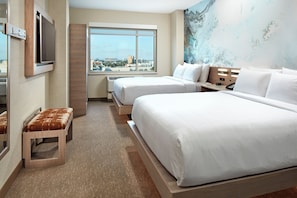 Premium bedding, in-room safe, desk, laptop workspace - Anaheim Suites Hotel (Anaheim)