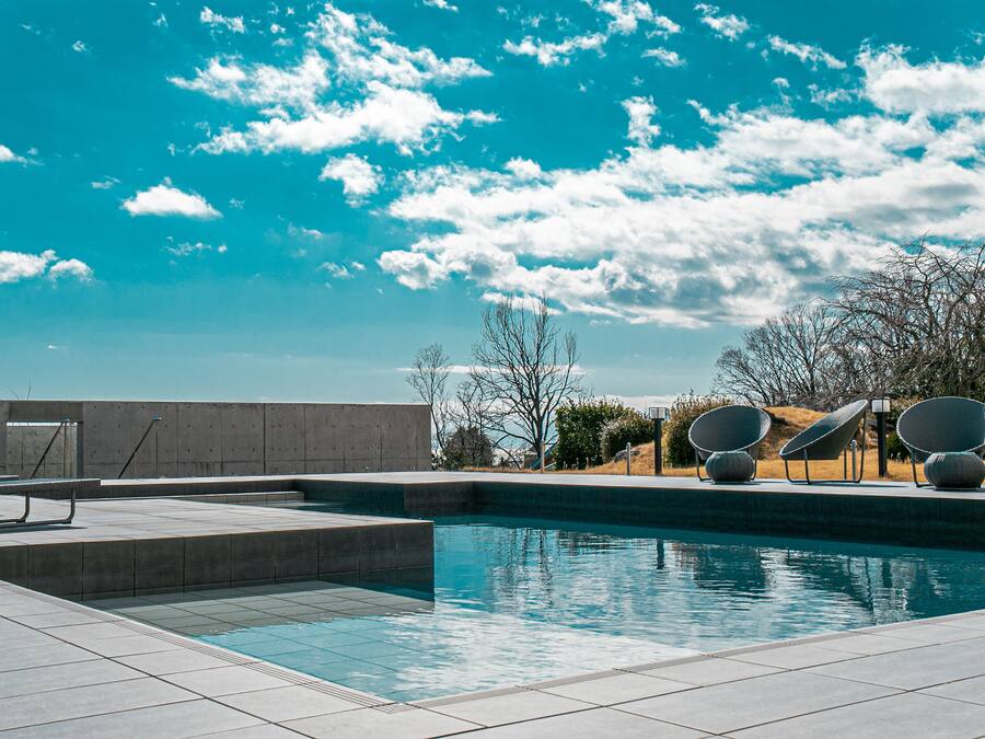 Seasonal outdoor pool