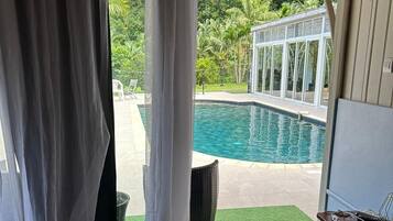 Comfort Double Room, 1 Double Bed, Non Smoking, Pool View | Blackout curtains, cots/infant beds, bed sheets