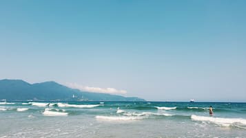 On the beach