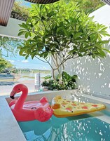 Una piscina techada