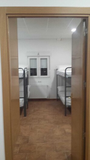 Blackout curtains, free WiFi, bed sheets, wheelchair access