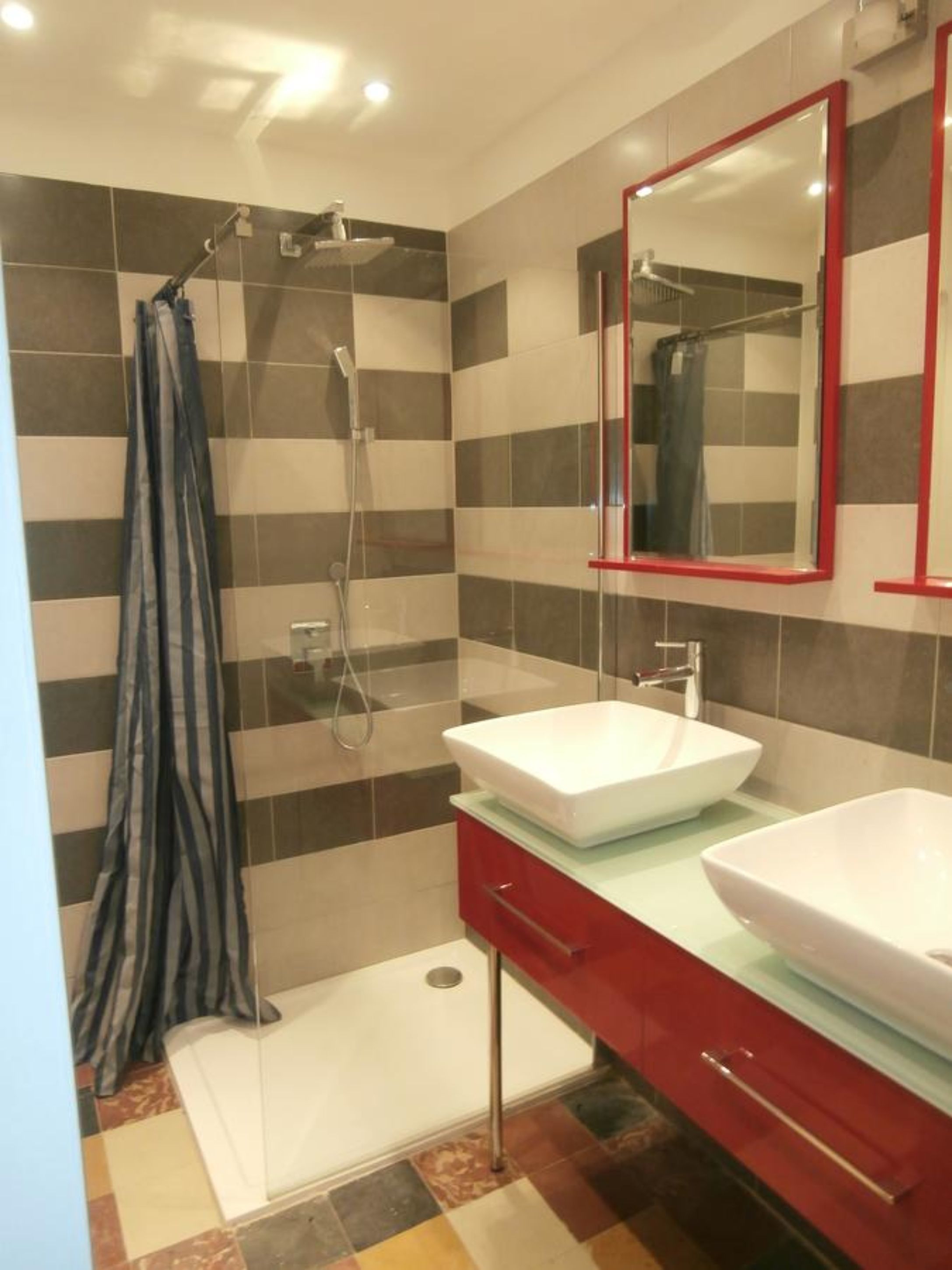 free toiletries, hair dryer, dressing gowns, towels