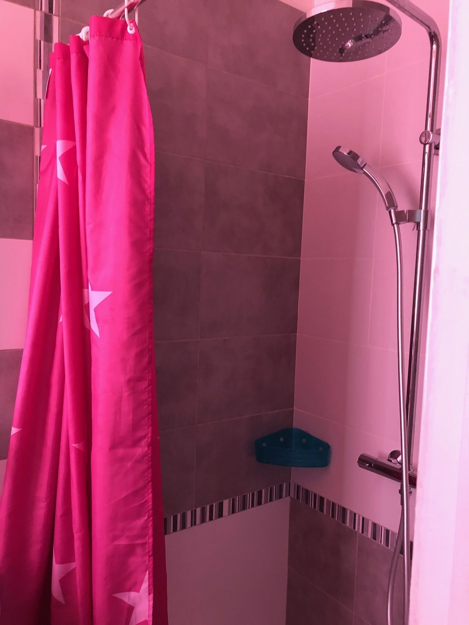 double room | bathroom shower