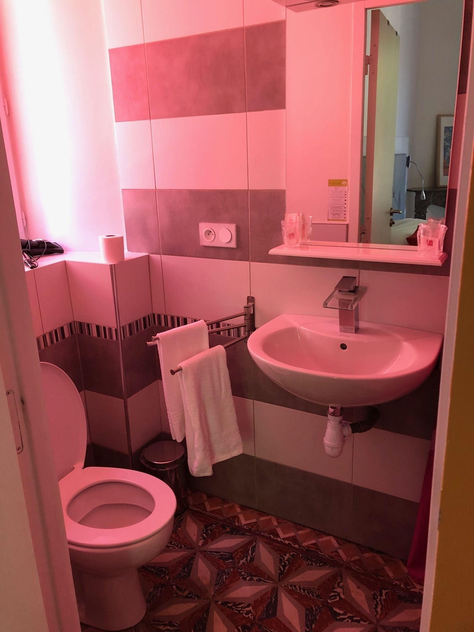 double room | bathroom | free toiletries, hair dryer, dressing gowns, towels