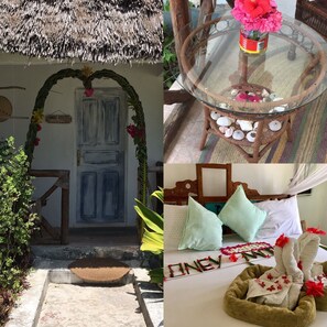 Ropa de cama de alta calidad y caja de seguridad en la habitación 