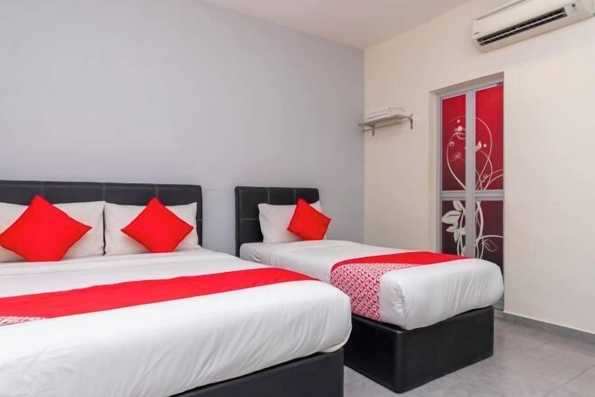 Desk, iron/ironing board, free WiFi, bed sheets