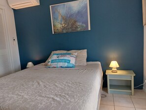 1 bedroom, iron/ironing board, travel crib, free WiFi