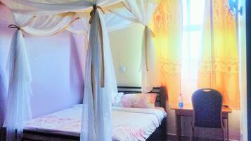 Standard Single Room | Premium bedding, individually decorated, desk, laptop workspace