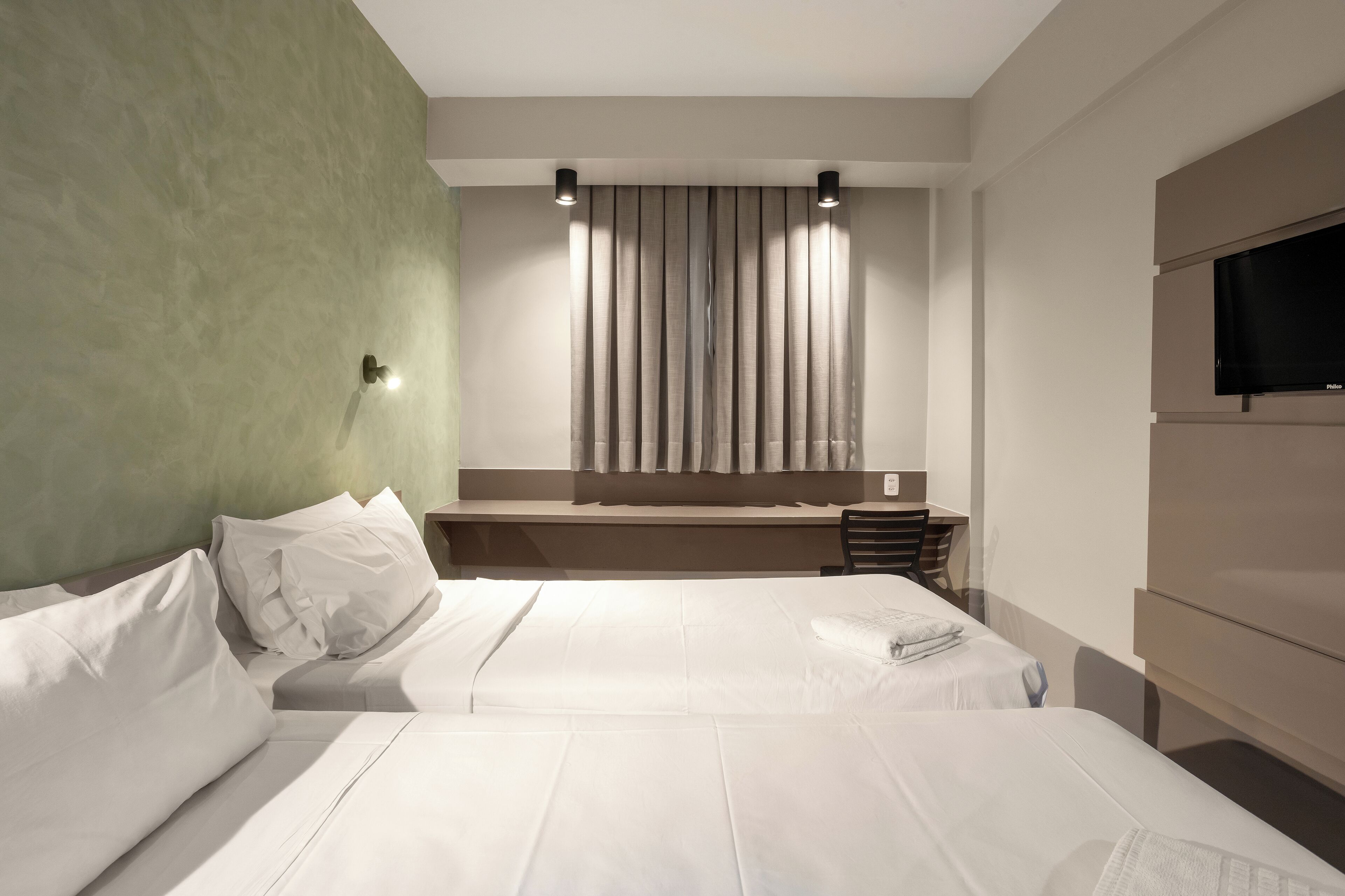 Minibar, laptop workspace, free WiFi, bed sheets