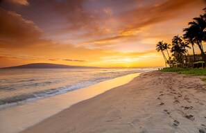 On the beach