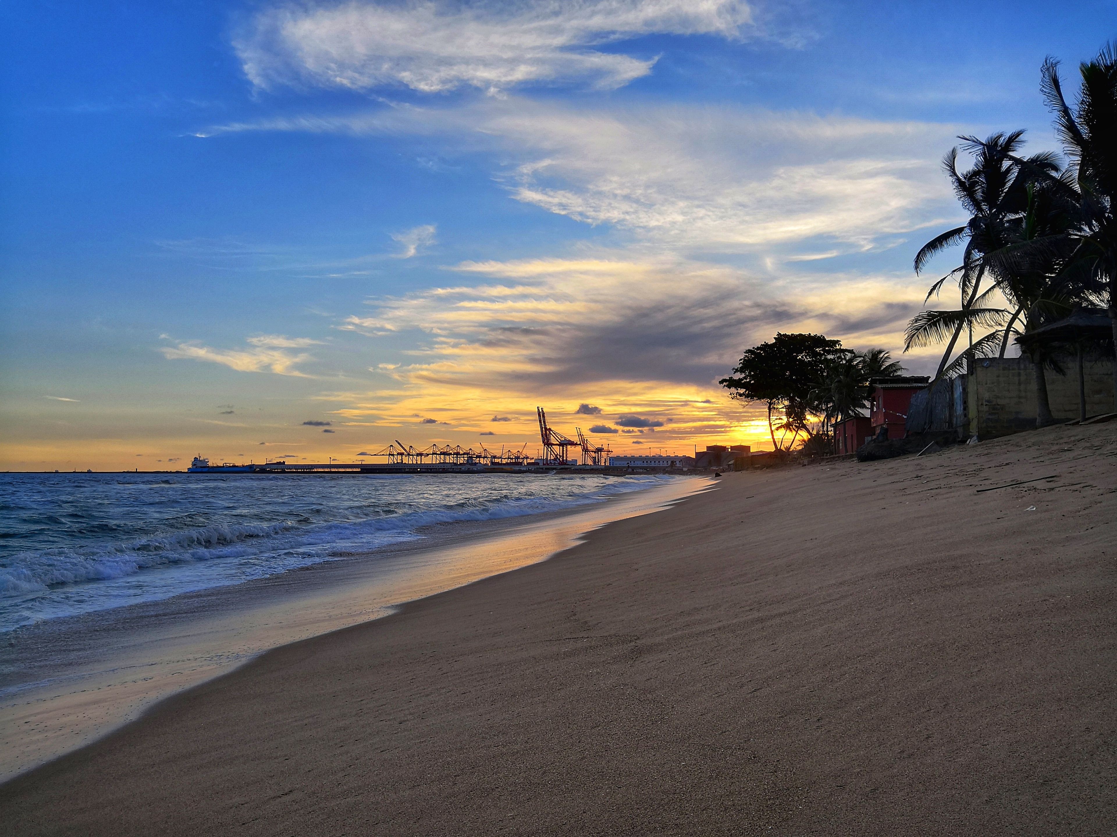 Private beach