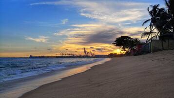 Private beach