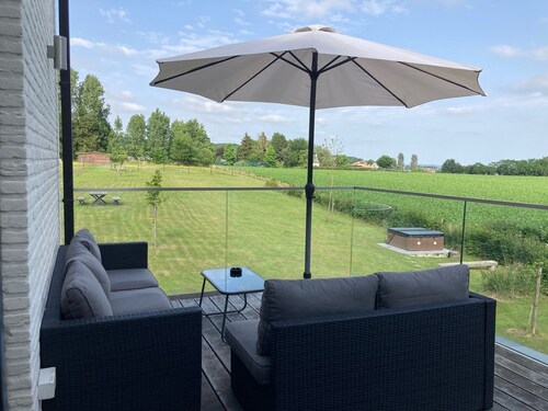 Oasis of tranquility in the middle of the fruit orchards