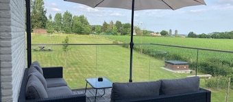 Oasis of tranquility in the middle of the fruit orchards