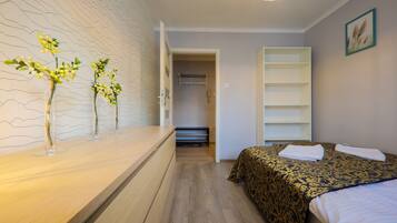 Family Apartment | 1 bedroom, premium bedding, iron/ironing board, free WiFi