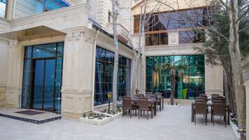 Voorkant van accommodatie