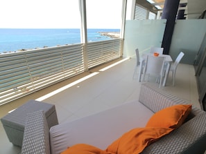 Apartment, 1 Schlafzimmer | Blick vom Balkon