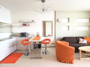 Apartment, 1 Bedroom | Living area | Flat-screen TV - Bilocale Marina (Gallipoli)