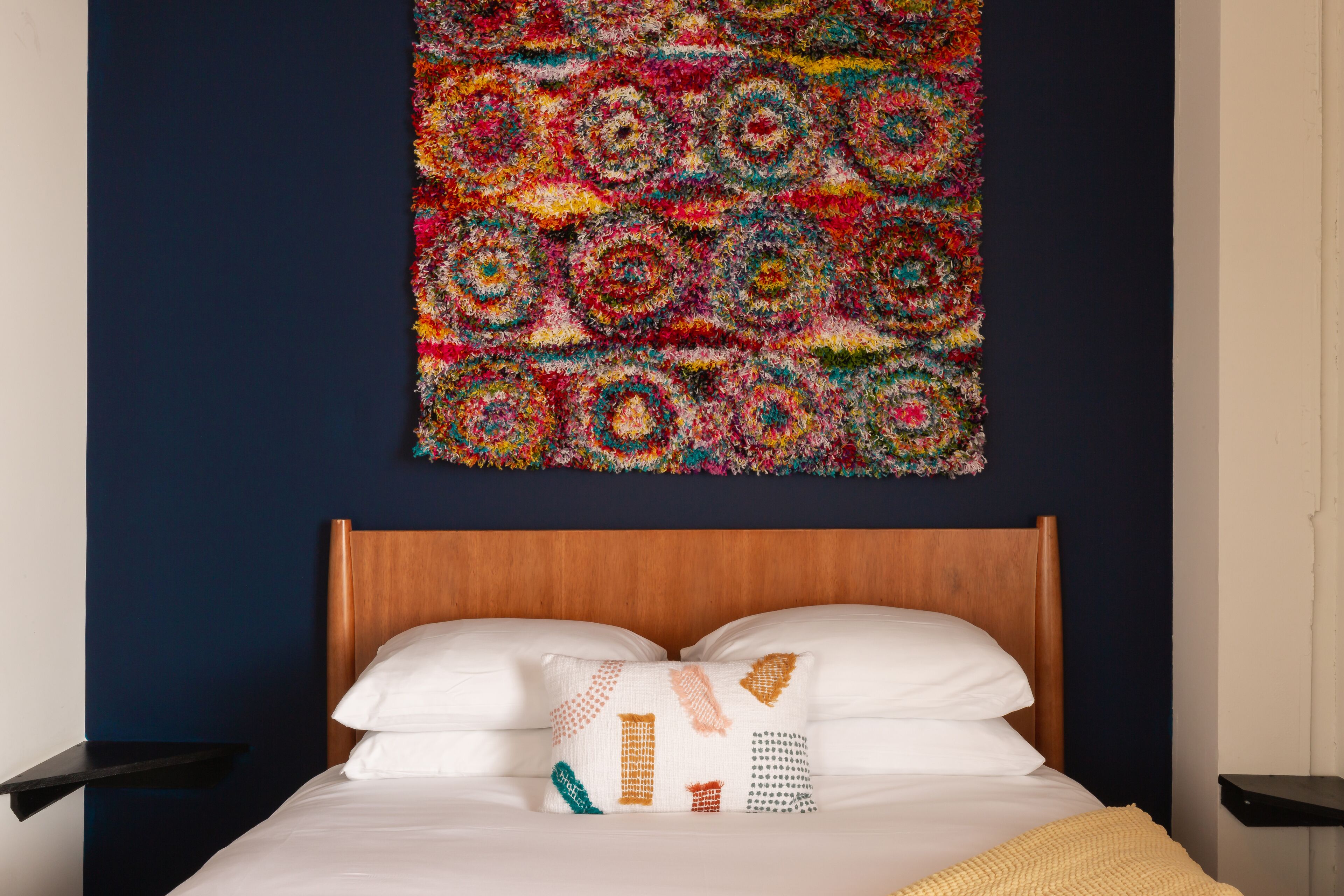 hypo-allergenic bedding, individually decorated, individually furnished