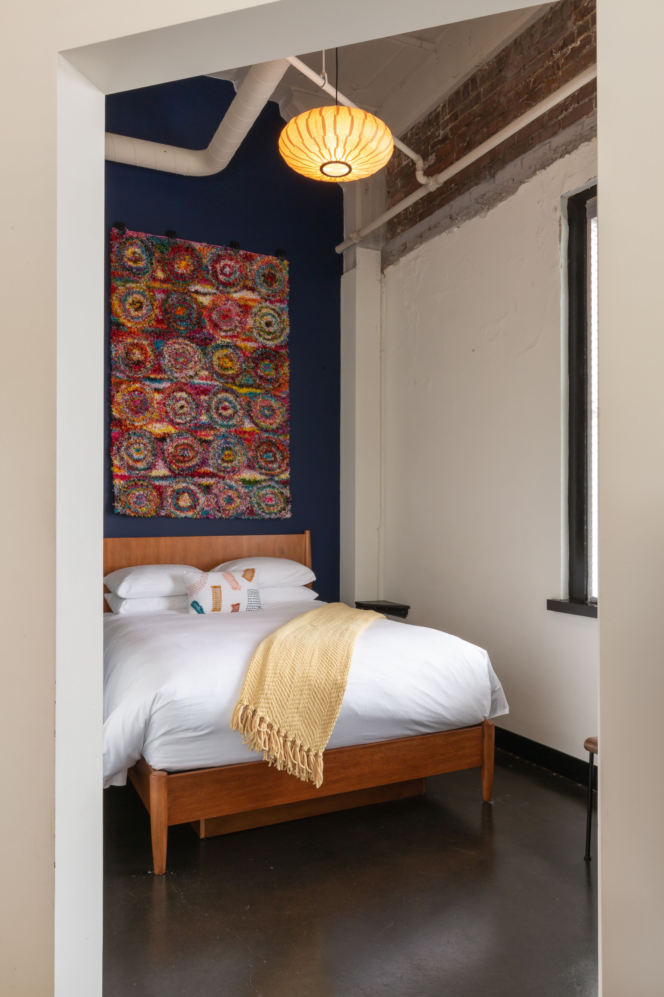 hypo-allergenic bedding, individually decorated, individually furnished