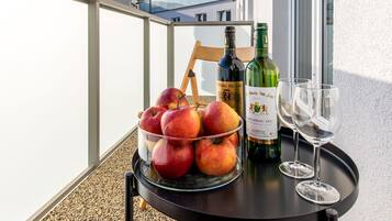 Apartment, 2 Schlafzimmer, Balkon | Balkon