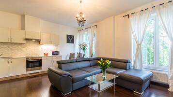 Basic Apartment, 1 Bedroom | 1 bedroom, blackout drapes, soundproofing, iron/ironing board