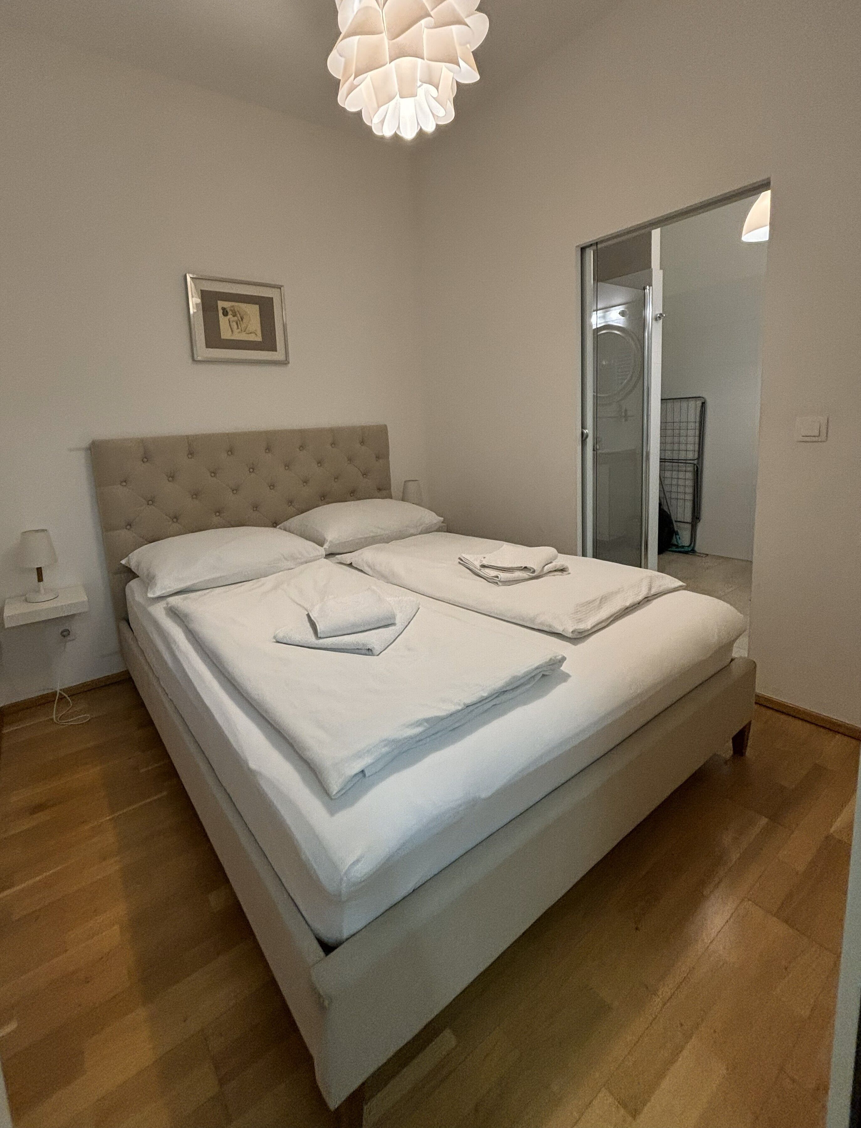 1 Schlafzimmer, Bügeleisen/Bügelbrett, kostenloses WLAN, Bettwäsche
