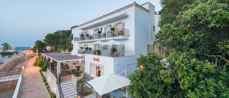 Majoituspaikan julkisivu