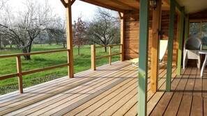 Comfort-Chalet (Les Fougères) | Terrasse/Patio