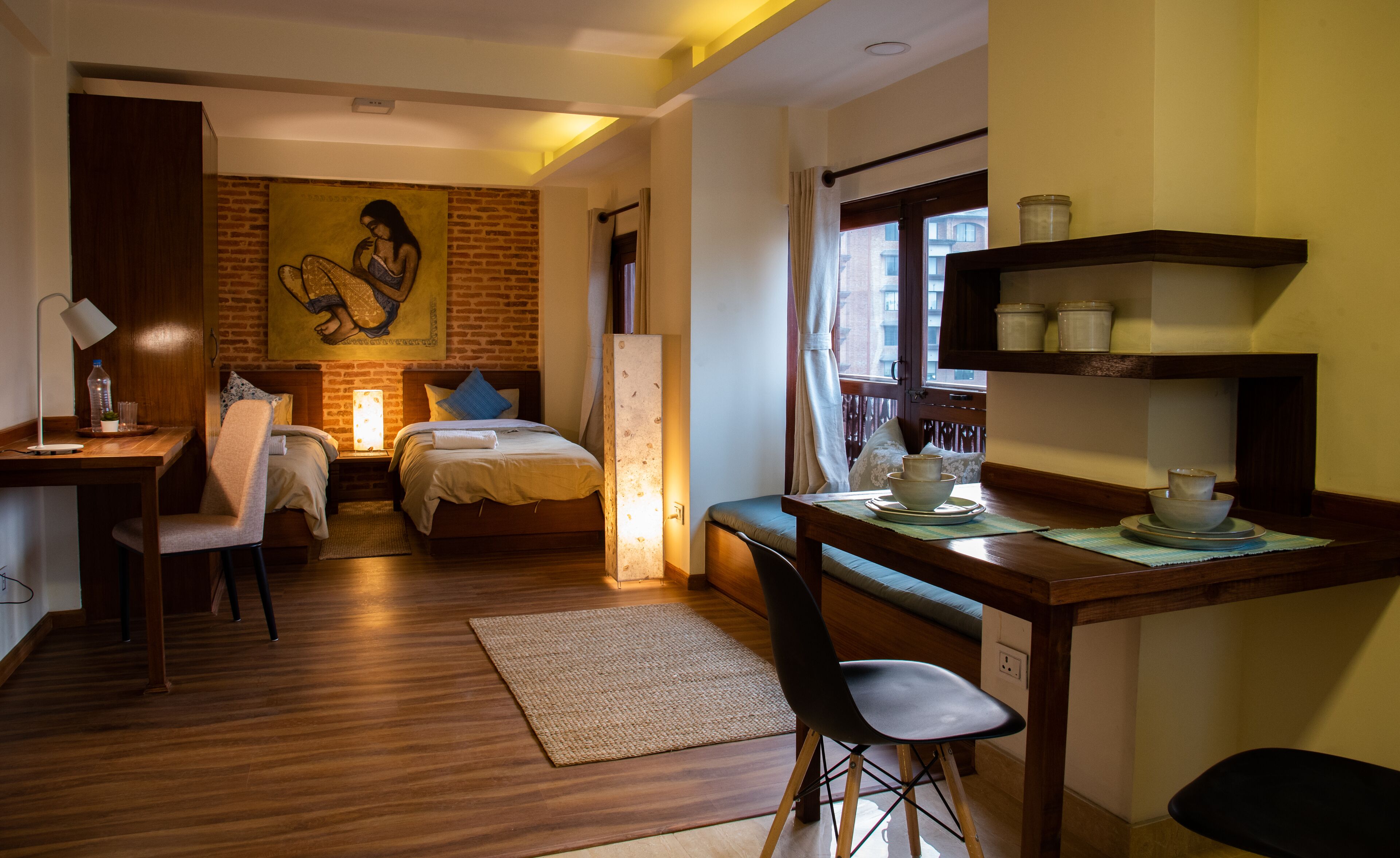 9 Schlafzimmer, Bügeleisen/Bügelbrett, WLAN