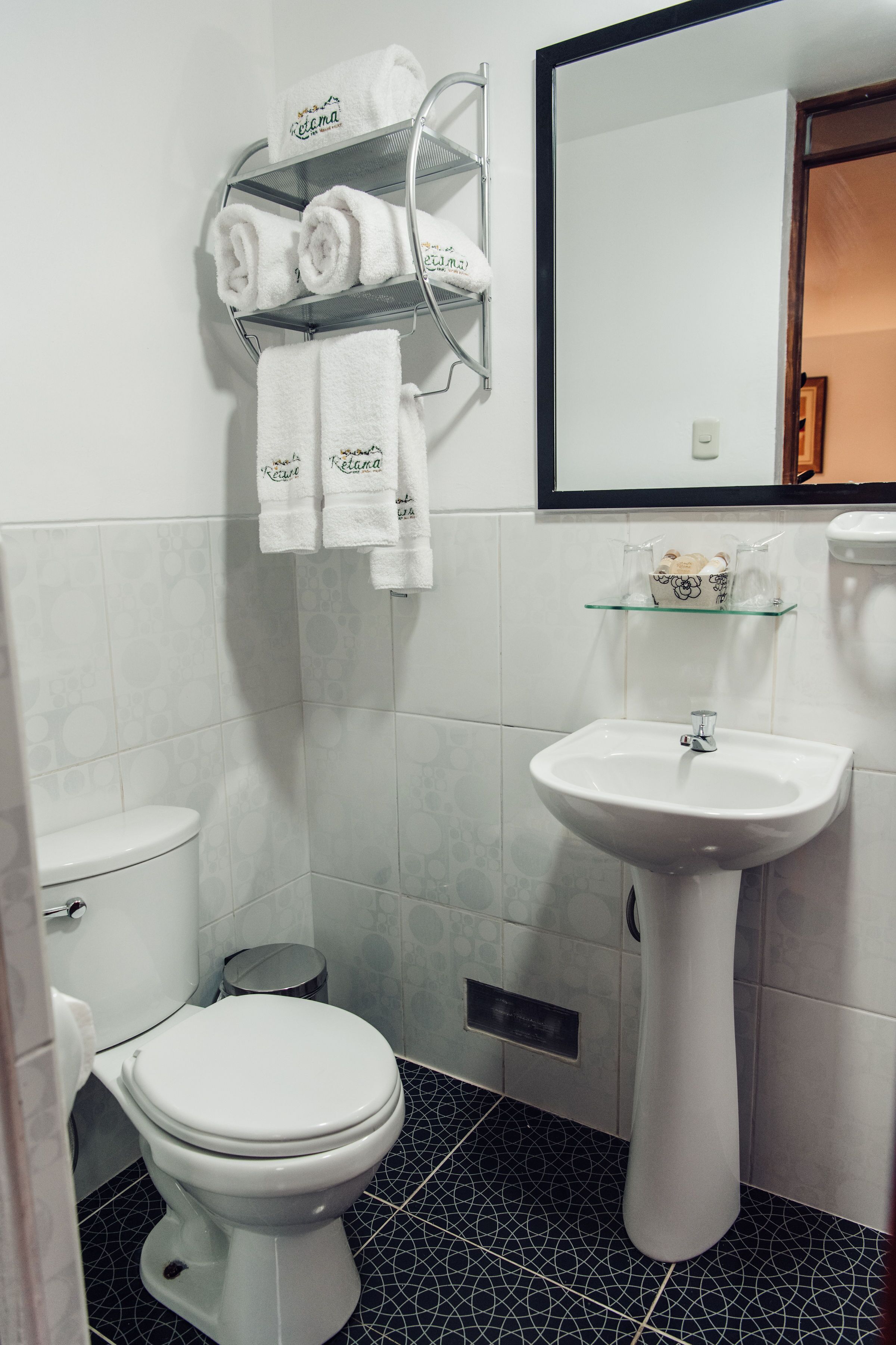 superior triple room, 3 single beds, mountain view | bathroom | shower, free toiletries, towels