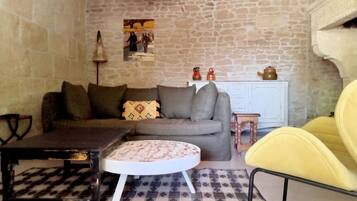 TV connectée, cheminée