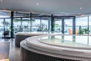 Indoor pool, outdoor pool