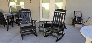Terrace/patio - Central Florida Casi Casa - Titusville, Golfing, Biking, Space Center, Corp Rntl (Titusville)