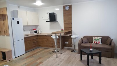 Cozy studio for three people near Metro station