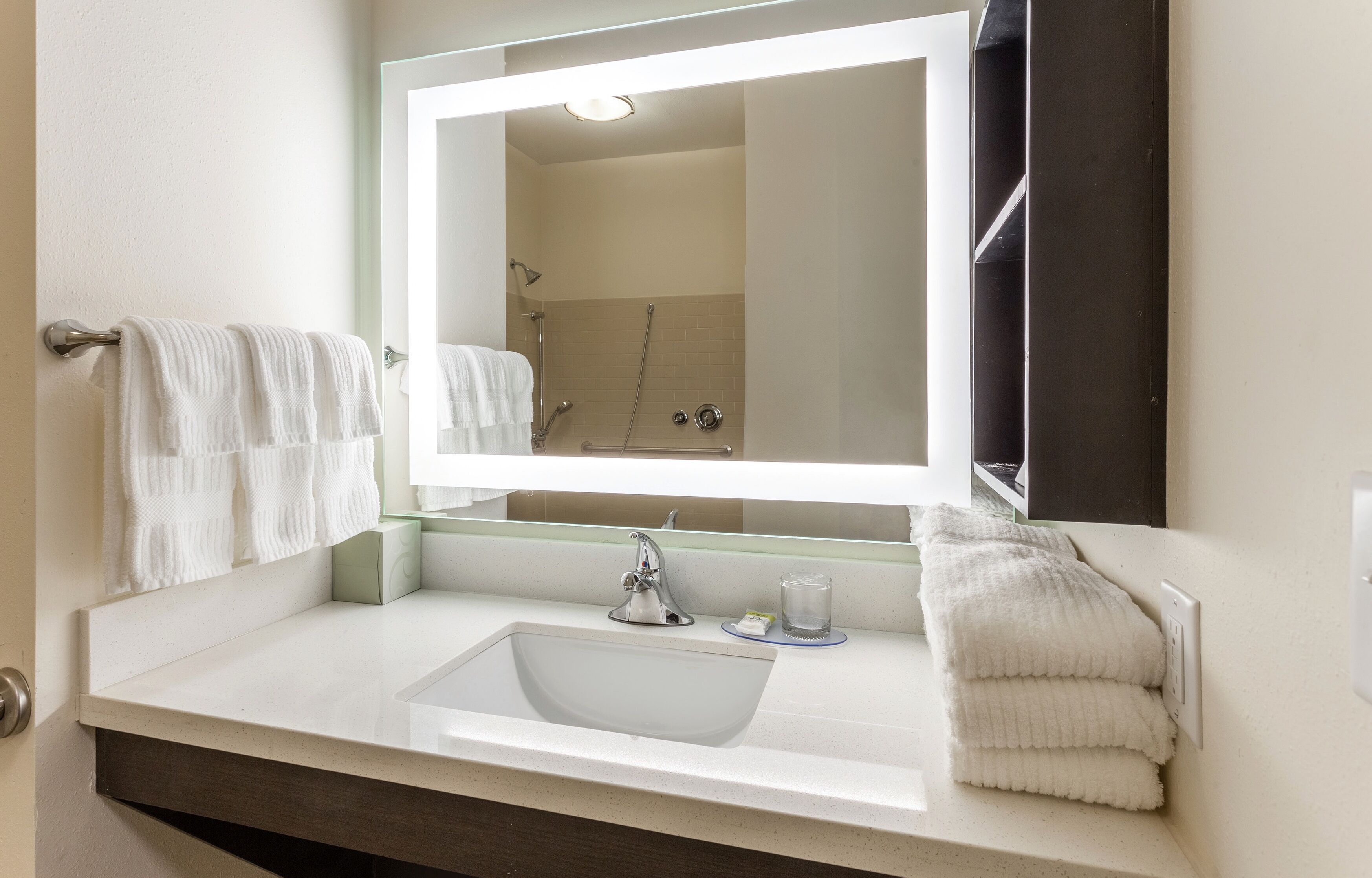 free toiletries, hair dryer, towels, soap