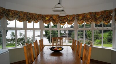 Luxury House on Seafront, with Pool, Sauna, Jacuzzi and Woodlands