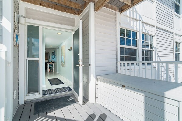 Terrace/patio - Enjoy an Unobstructed view of the Gulf! B2913A (Cape Haze)