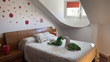 1 habitación, cuna de viaje, wifi gratis y ropa de cama