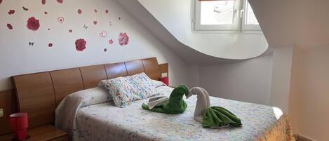 1 bedroom, travel crib, free WiFi, bed sheets