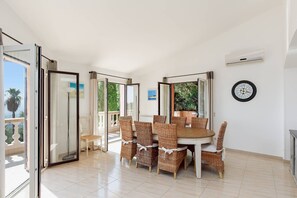 Dining - Provençal 10 people villa with heated pool and panoramic sea view (Mandelieu-la-Napoule)